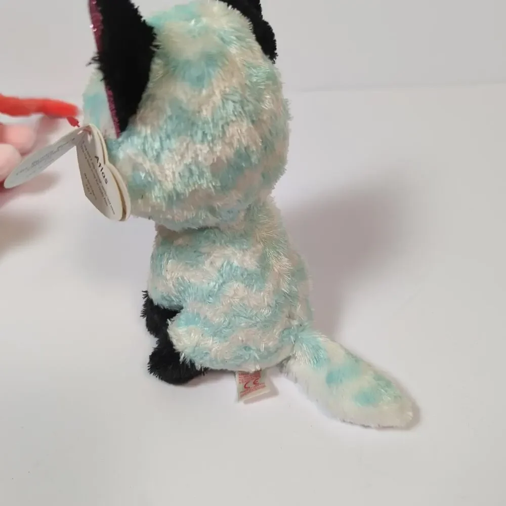 Ty beanie babies set of 3 Atlas Fox Foster monkey Mango cat